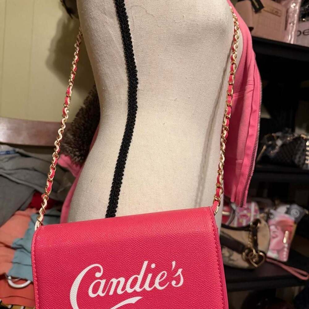 Candie's Prototype Pink Crossbody Bag Gold Chain One of One